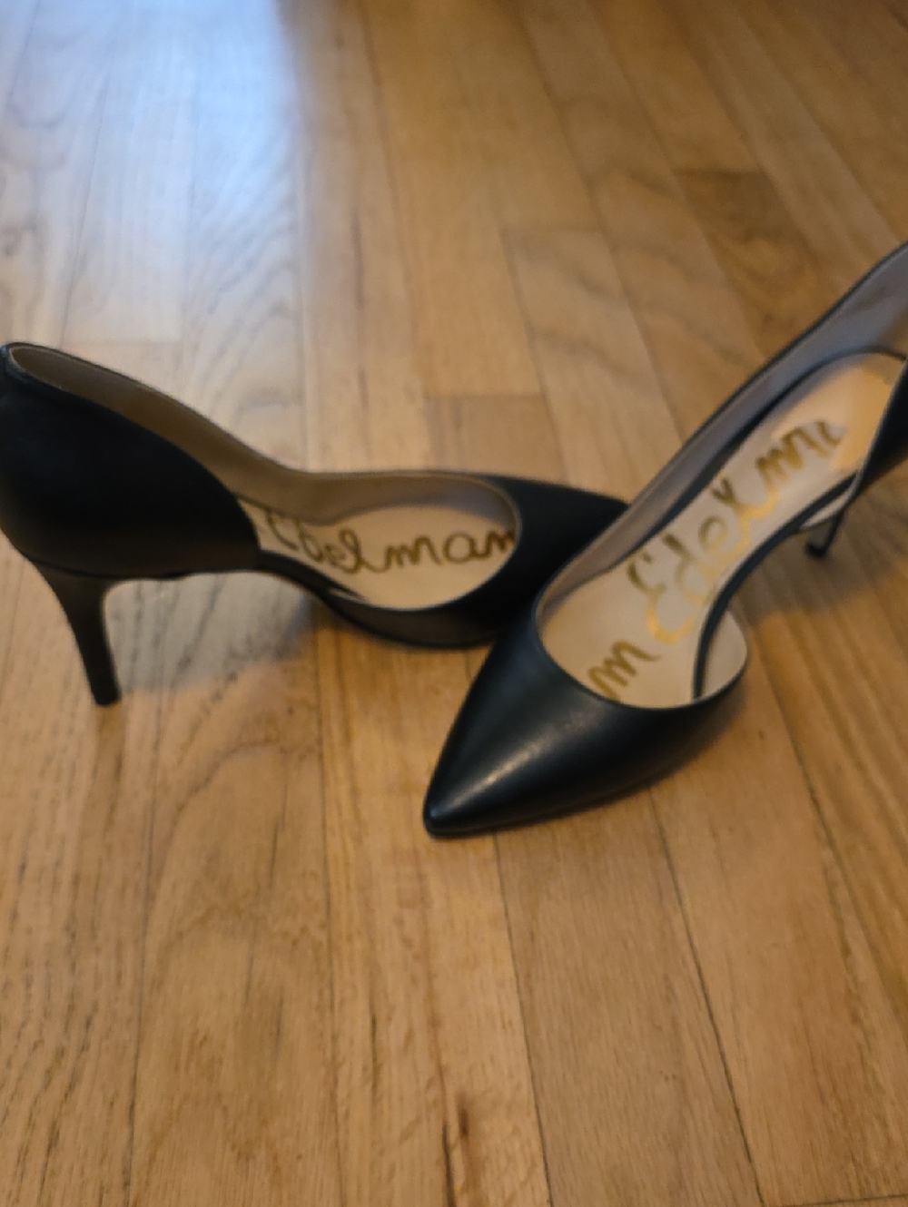 Sam Edelman Black Pointed D'Orsay Pump - Picture 4 of 5